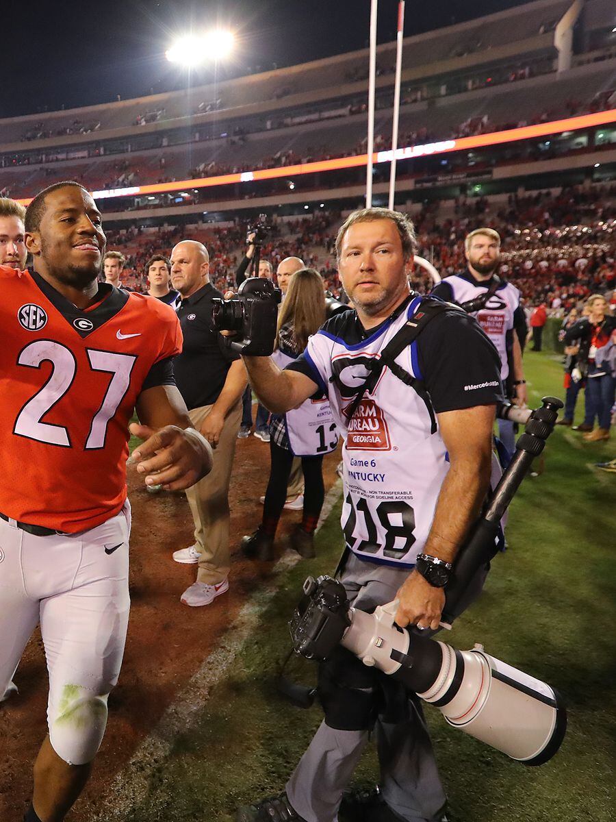 Nick Chubb, Sony Michel lead Bulldogs on an emotional Senior Day