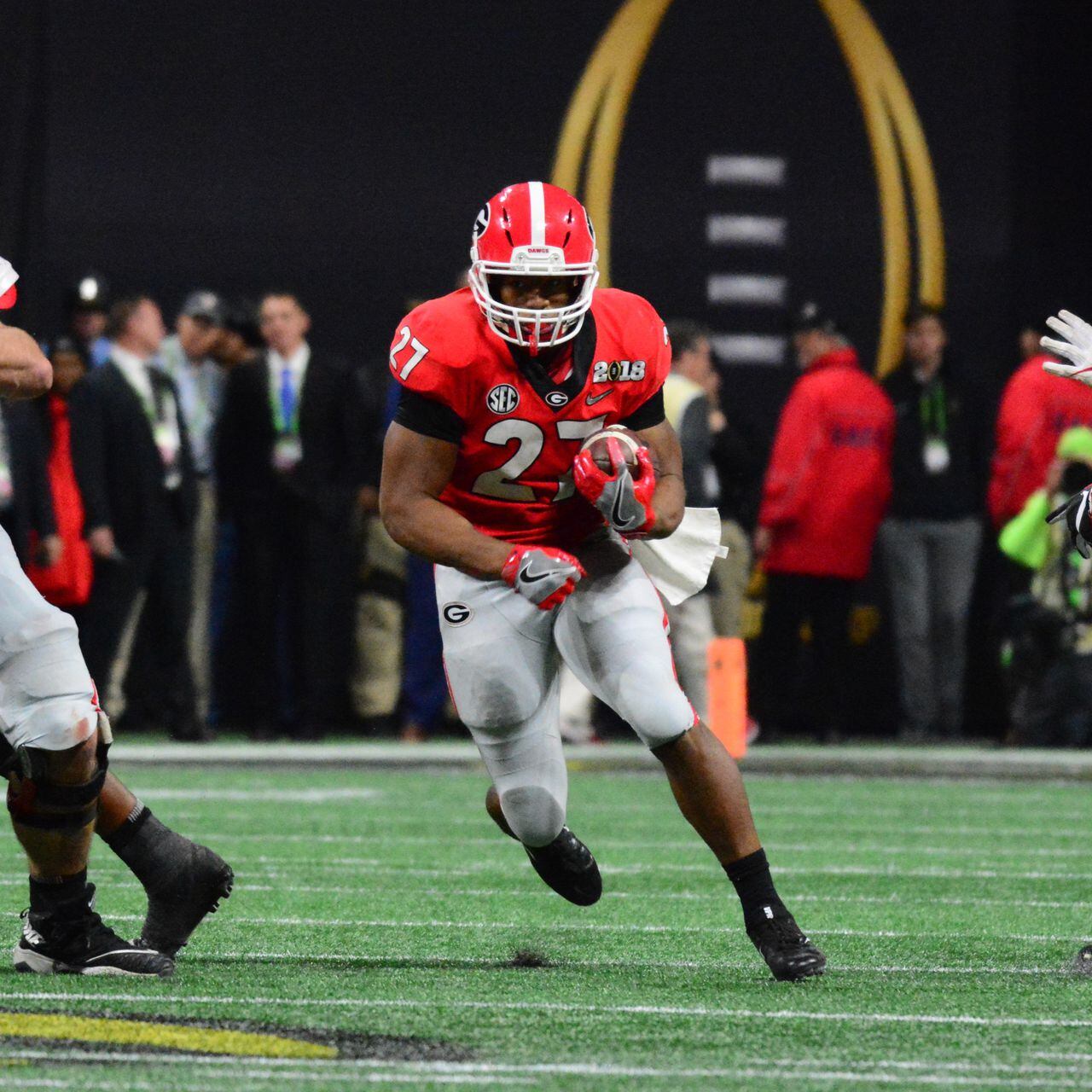 UGA notebook: Nick Chubb 100 yards away from passing Herschel Walker