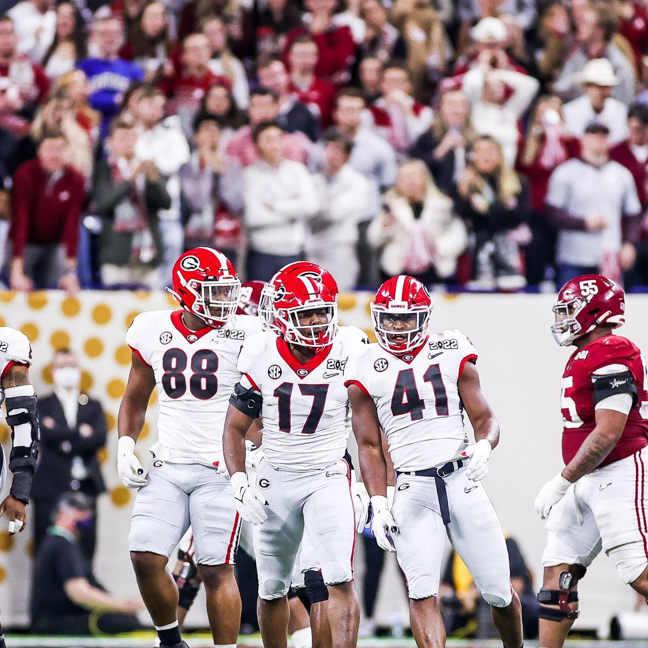 Nakobe Dean: Georgia LB accidentally wears Alabama national champions hat -  Sports Illustrated