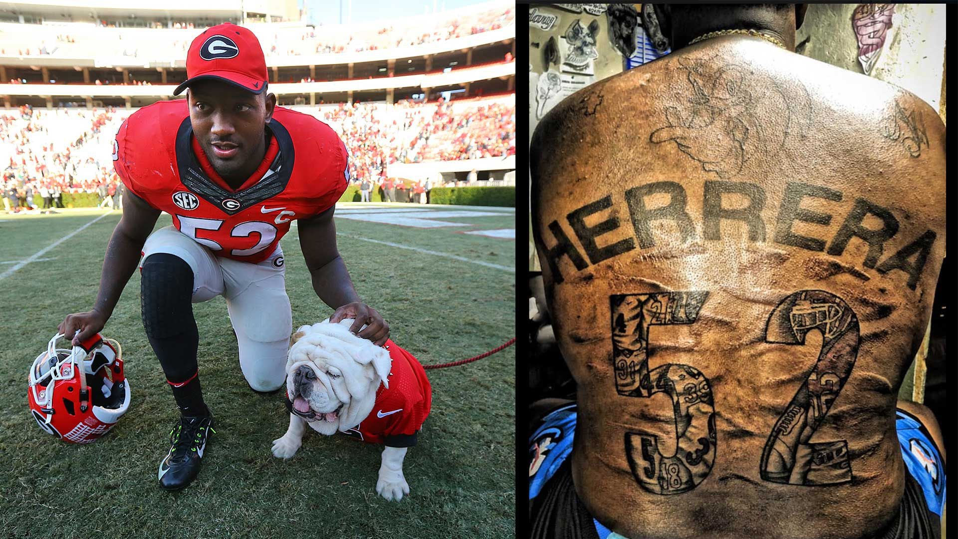 football player tattoos