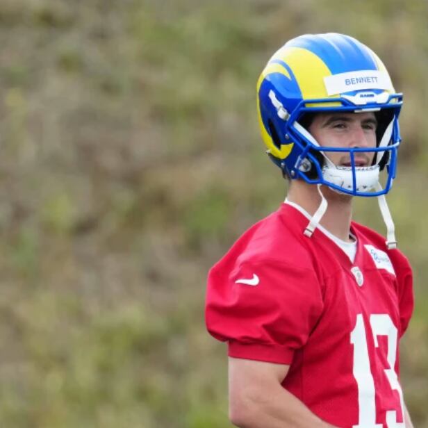 Stetson Bennett fits into Rams' vision for the future, and Matthew Stafford  is playing his part