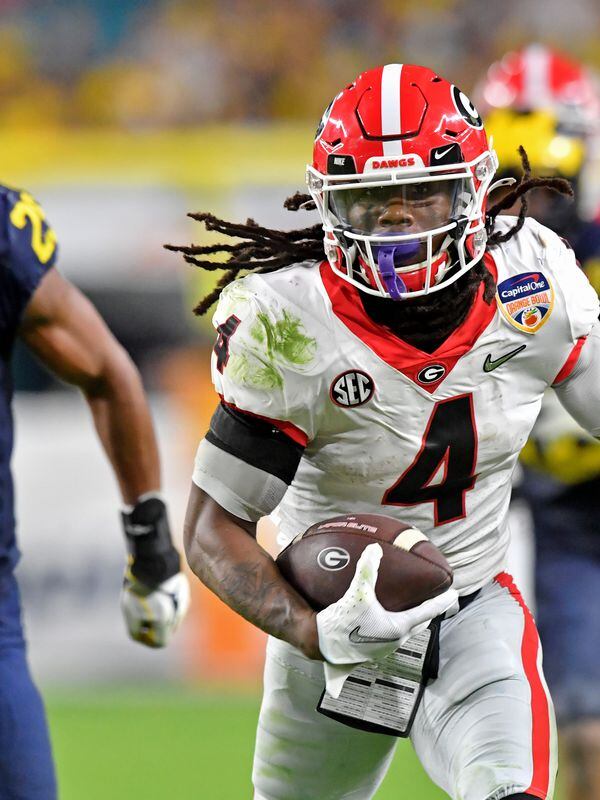 Contract details: Former UGA football RB James Cook signs with Bills