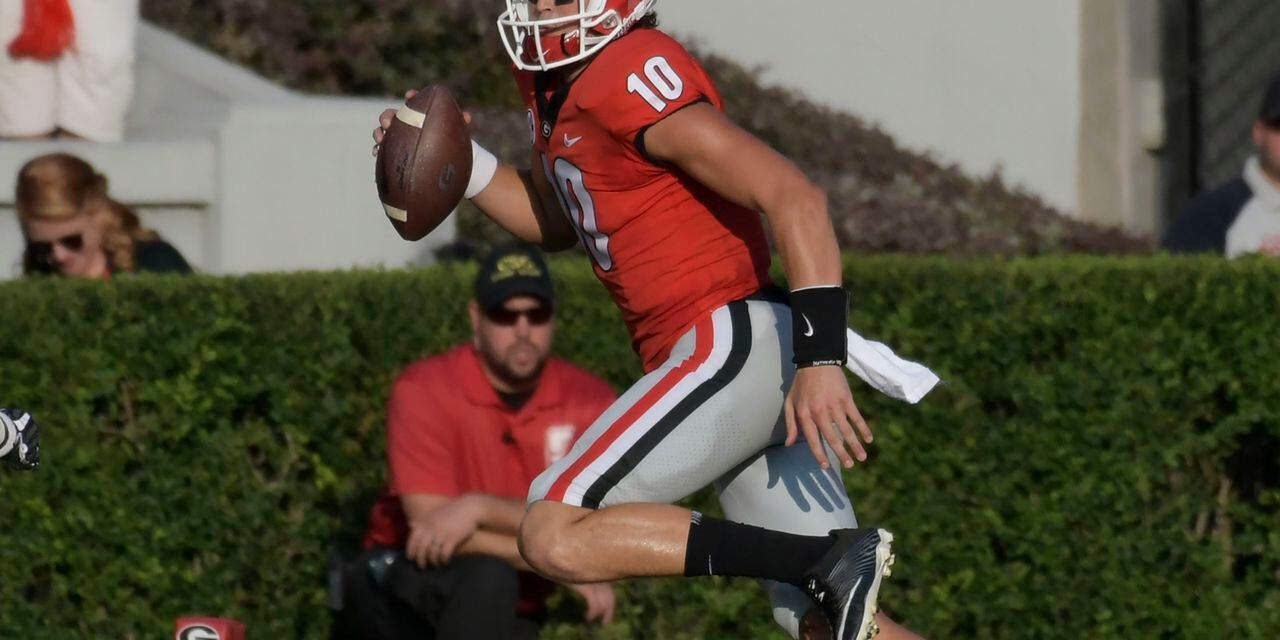 Georgia QB Jacob Eason out with sprained left knee