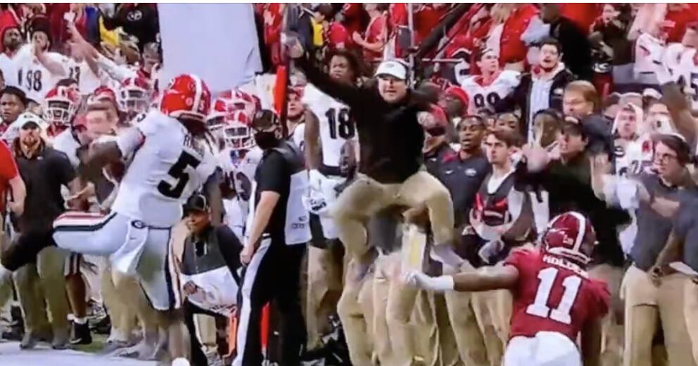 Georgia Football: Watch Bulldogs national title clinching interception