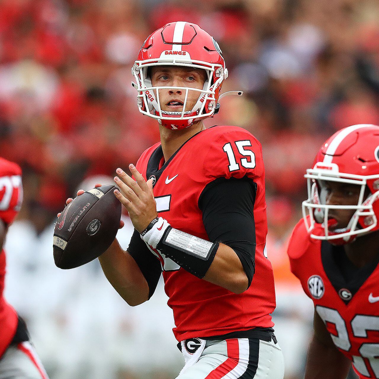 Kirby Smart talks Georgia football uniforms: One that's a favorite, another  that's 'hideous' – 95.5 WSB