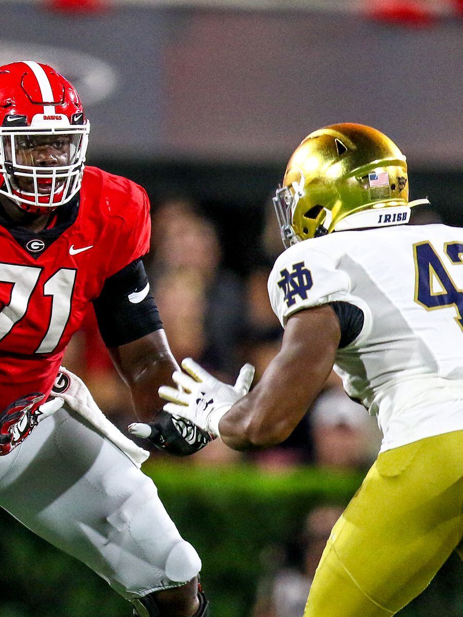 NFL Draft: UGA's Andrew Thomas selected by NY Giants with fourth pick