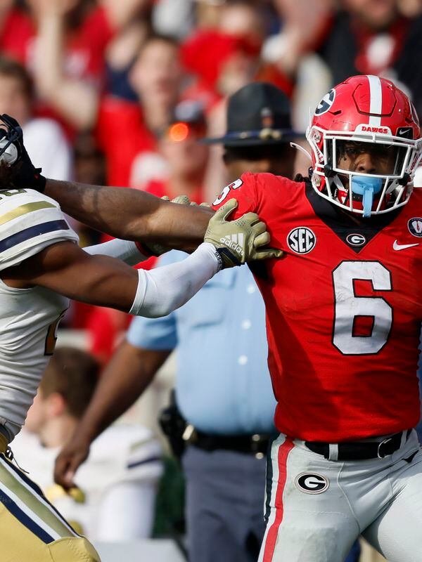 Georgia's Kelee Ringo, Darnell Washington declare for draft