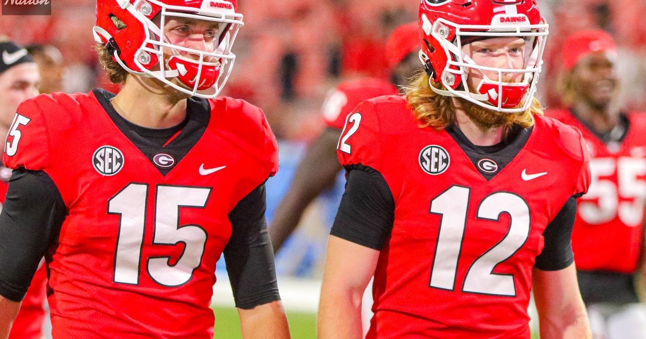 Carson Beck and Brock Vandagriff will share first-team reps to