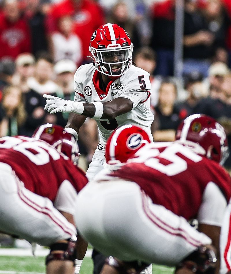 Kelee Ringo: Watch him break down the Ringo-6 pick to seal Georgia football  national title – 95.5 WSB