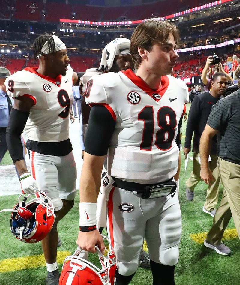 Georgia Bulldogs and Atlanta Braves JT Daniels and Freeman state