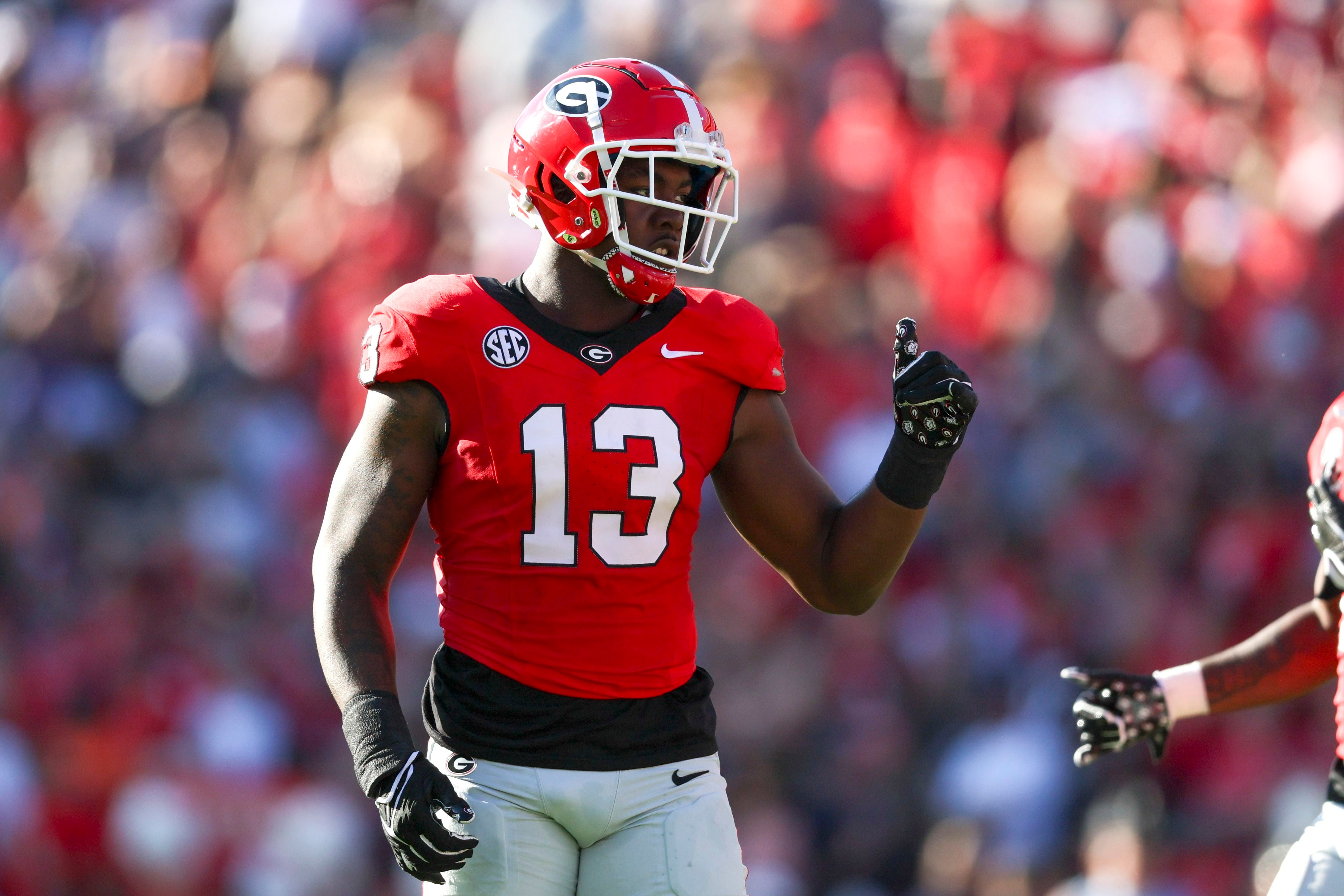 Men's Nike Nick Chubb Red Georgia Bulldogs Alumni Game Jersey