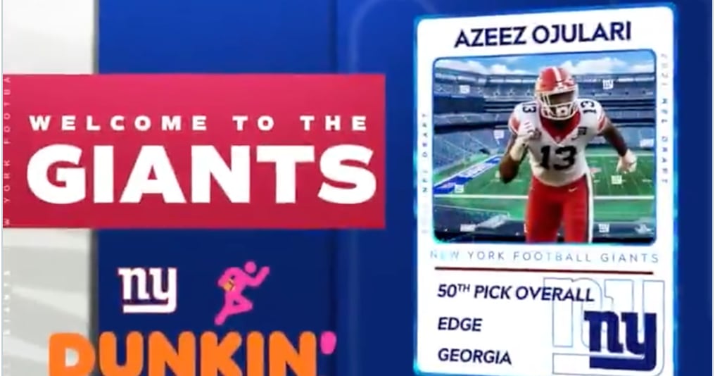 New York Giants 2nd round pick Azeez Ojulari could be steal of draft