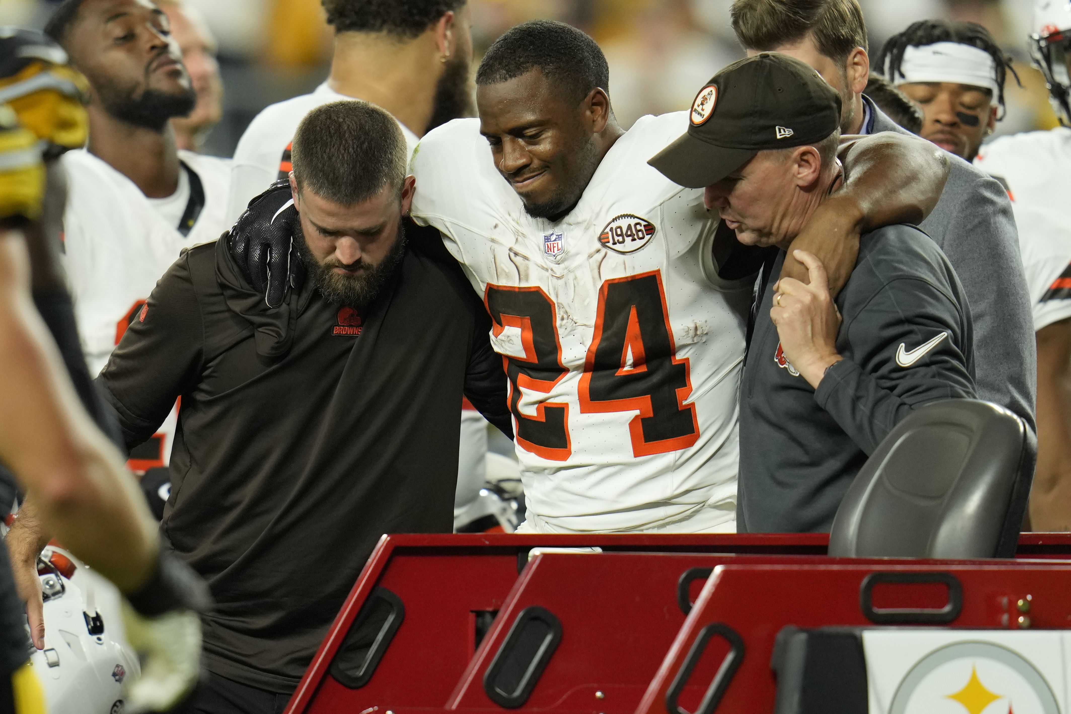 Nick Chubb's Injury Looked So Bad the Broadcast Didn't Replay It