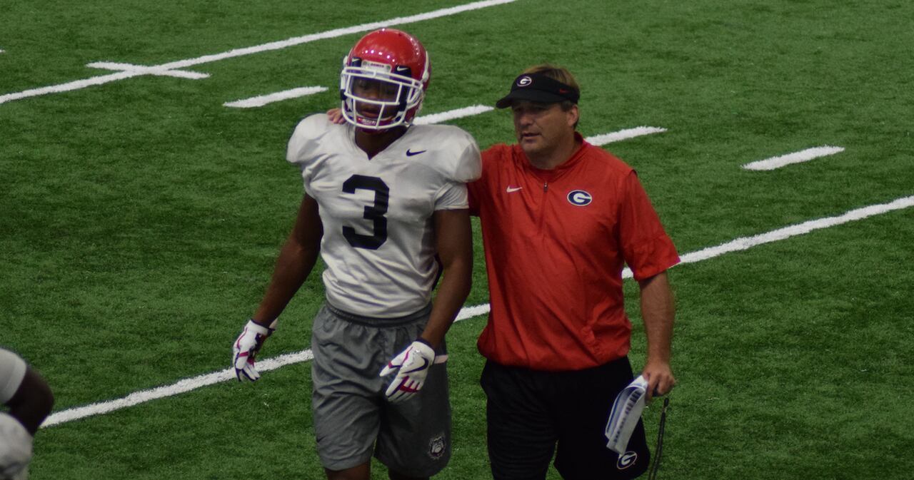 Georgia Bulldogs Jersey #3 Tyson Campbell White College Football Alumni